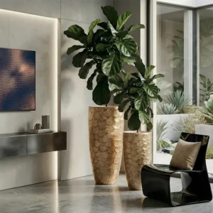 Grand Gold 90×36 cm virágtartó cserép