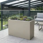 Virágláda Dolomite2 Soft Stone homokszínű 70 x 80 x 30 cm