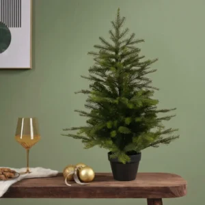 Mű karácsonyfa Grandis 90 cm – Élethű, zöld műfenyő ünnepi dekorációhoz