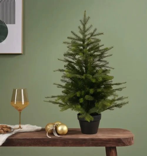 Mű karácsonyfa Grandis 90 cm – Élethű, zöld műfenyő ünnepi dekorációhoz