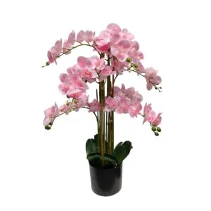 Rózsaszín műorchidea Eterna 80 cm