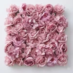 Rózsaszín virágfal panel Valentino 50x50 cm