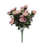 Rózsaszín mű százszorszép 28 cm UV-védelemmel