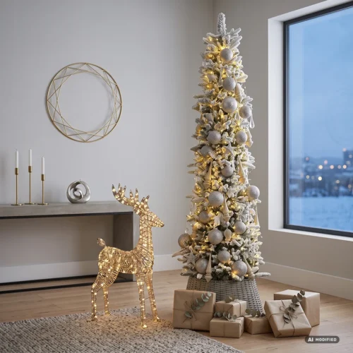 Havas keskeny műkarácsonyfa Slim Fir 210 cm – 68 cm átmérő