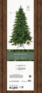 Everlands Galloway Spruce csomagolás Műfenyő 210 cm Galloway Spruce eredeti Everlands csomagolása
